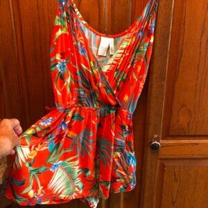 Lucky Brand Tropical Romper Size S
